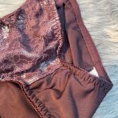 s2275♪ふつーデザイン♪可愛くない色♪美品♪奥様使用♪茶色♪ハイカットショーツ♪M