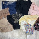 010【オークション】ブランド多数♪全部入ります♪品質さまざまな♪全部中古♪女性用パンティー.ブラ♪サイズいろいろ♪まとめ売り