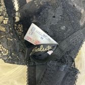 s2330♪ワコールサルート♪難少し♪中古♪お姉様使用♪大人情熱ブラック♪大胆バラ♪Tバックショーツ♪M