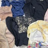 010【オークション】ブランド多数♪全部入ります♪品質さまざまな♪全部中古♪女性用パンティー.ブラ♪サイズいろいろ♪まとめ売り