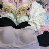 落札者様あり、shima…様✳︎01002【オークション】お待たせしてごめんね。☆ややダメージ☆サルート入り☆ブランド多数♪全部入ります♪品質さまざまな♪全部中古品ダメージ多め♪長期保管商品♪ランジェリーセット