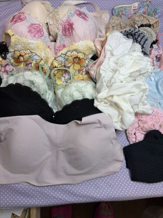 落札者様あり、shima…様✳︎01002【オークション】お待たせしてごめんね。☆ややダメージ☆サルート入り☆ブランド多数♪全部入ります♪品質さまざまな♪全部中古品ダメージ多め♪長期保管商品♪ランジェリーセット